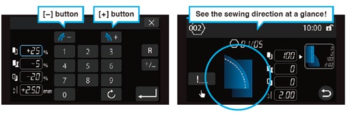 Setting the belt feed amount