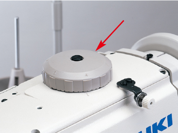 The vertical stroke of the walking foot and presser foot can be easily set and changed